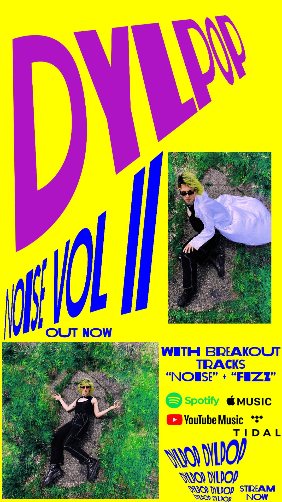 Dylpop has finally landed on Earth and is ready to bring all the noise with their infectious, dark club inspired and sonically charged “Noise Vol. 2”.