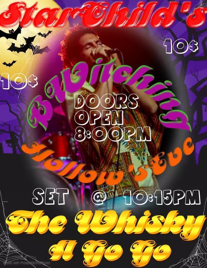 Witness Starchild, bewitch and "Put a Spell", on his audience on all Hollows Eve, October 30th, at “The World Famous”, Whisky A Go Go!
